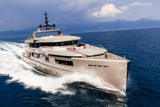 Additional images of Admiral Tecnomar Yacht CACOS V on display at upcoming Monaco Yacht Show