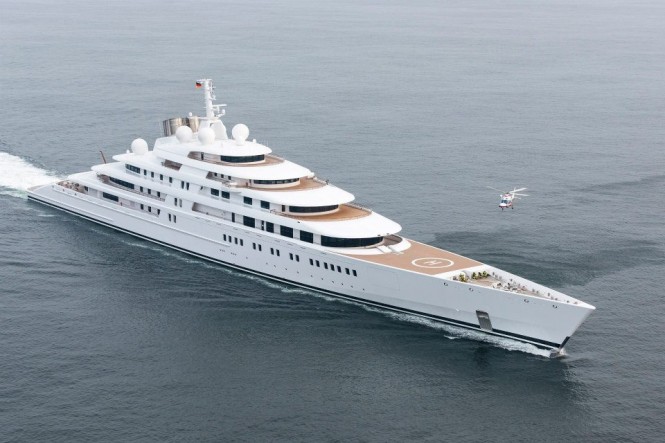 Photos of Lurssen Yacht AZZAM successfully completing her sea trials