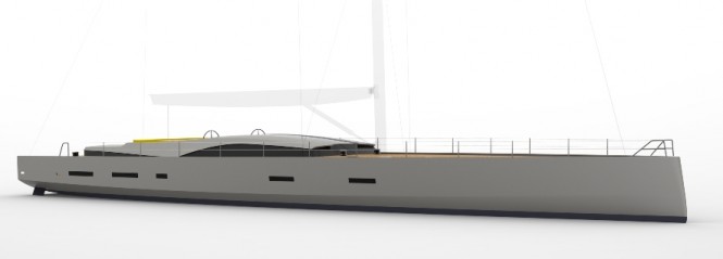 Latest 33m sailing yacht concept by Owen Clarke Design to be presented at MYS 2013