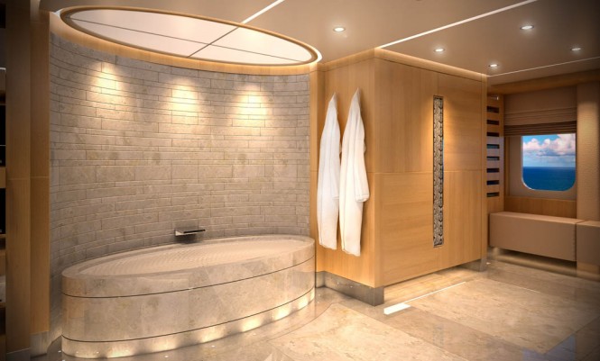 Luxury yacht Majesty 155 - Owner's En Suite Luxury yacht Majesty 155 - Owner's En Suite