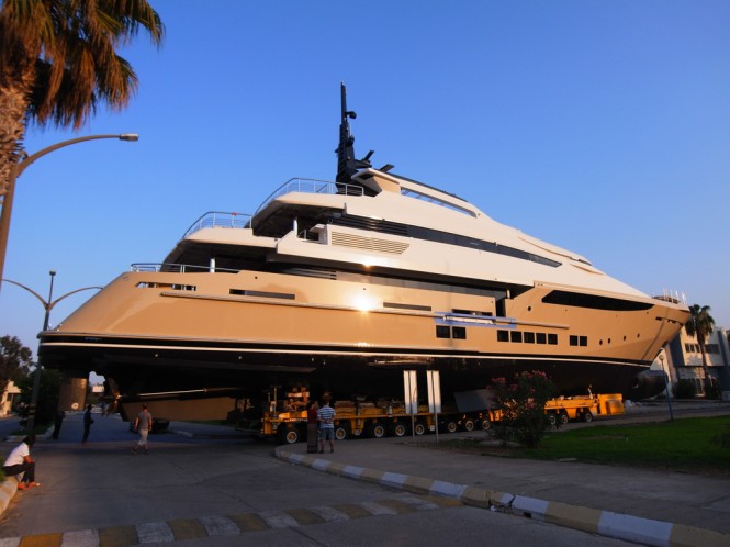 Launch of Gentech-built motor yacht Soraya 46 by Soraya Yachts