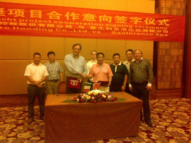 Agreement between Sanlorenzo and Sundiro Holding