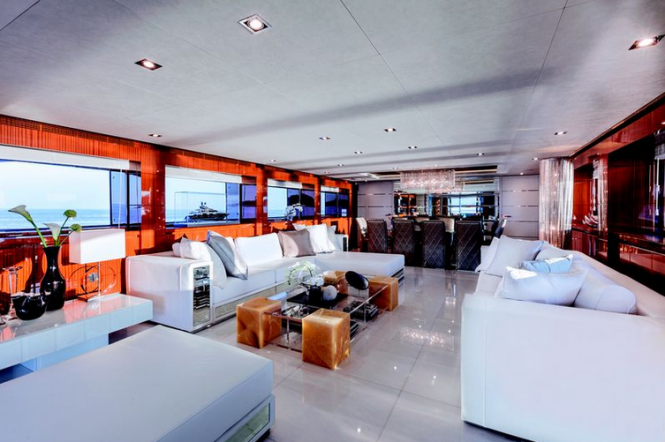 Main salon - Luxury motor yacht NAMELESS Main salon - Luxury motor yacht NAMELESS