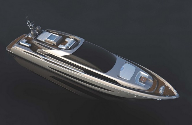 New 122′ Riva motor yacht MYTHOS with delivery scheduled for May 2014