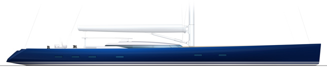 Briand-designed 46m sailing yacht PS46 concept introduced by Alloy Yachts at MYS
