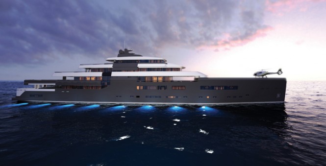 New 92m mega yacht Project 92 SYD DISCOVERY introduced by Zuccon SuperYacht Design