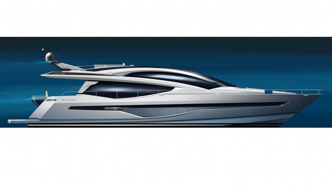 Latest motor yacht Galeon 820 Skydeck project by Galeon