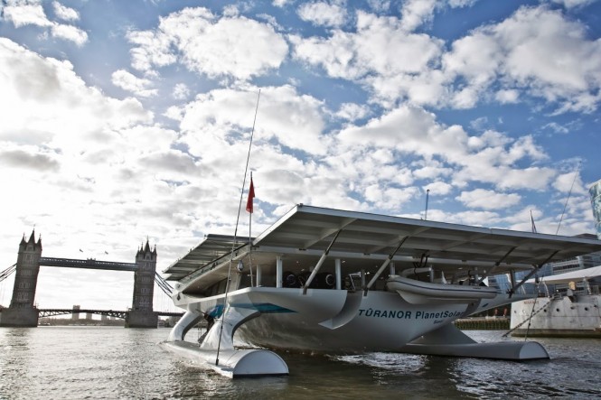 PlanetSolar in London - Photo by Ania Dabrowska