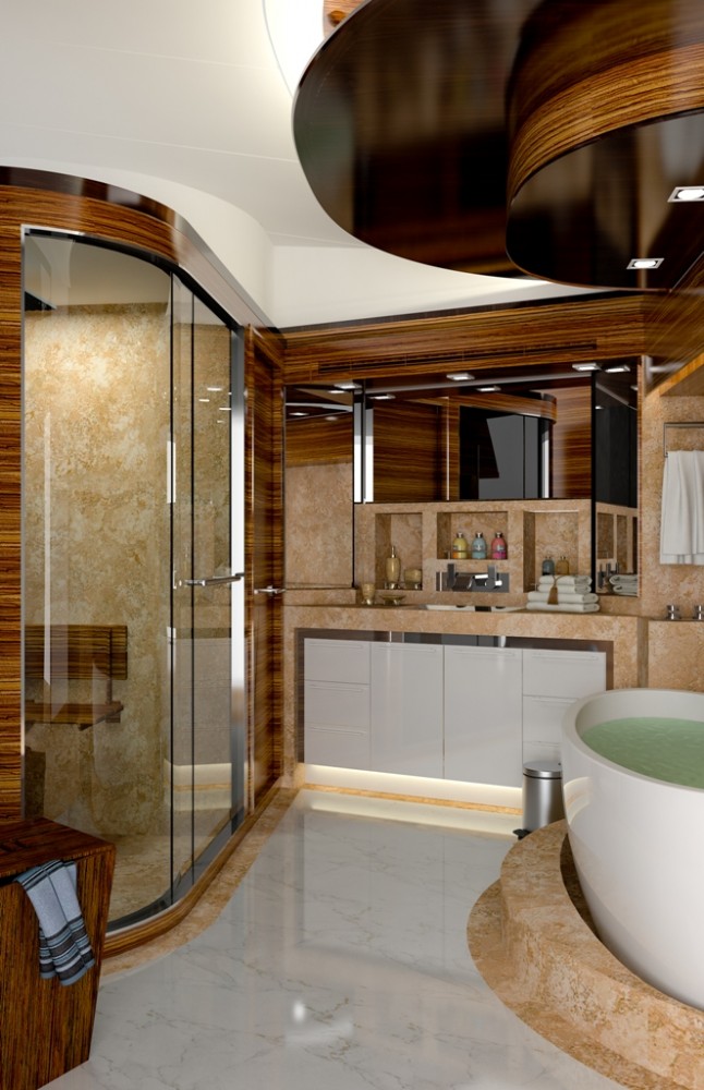 RP110 superyacht Andrea VI - Bathroom RP110 superyacht Andrea VI - Bathroom