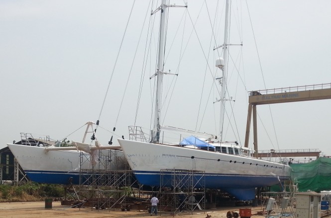 Superyacht refit projects at Yacht Solutions