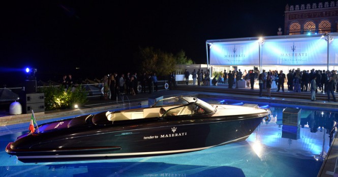 Riva attends Maserati Blue Carpet Night