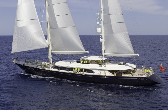 The overall winner of the Perini Navi Cup 2013 - luxury sailing yacht Silencio - Image credit to Perini Navi The overall winner of the Perini Navi Cup 2013 - luxury sailing yacht Silencio - Image credit to Perini Navi