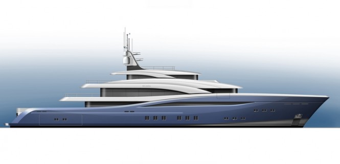 Tony Castro Yacht Design releases images of its new 65m Motor Yacht project