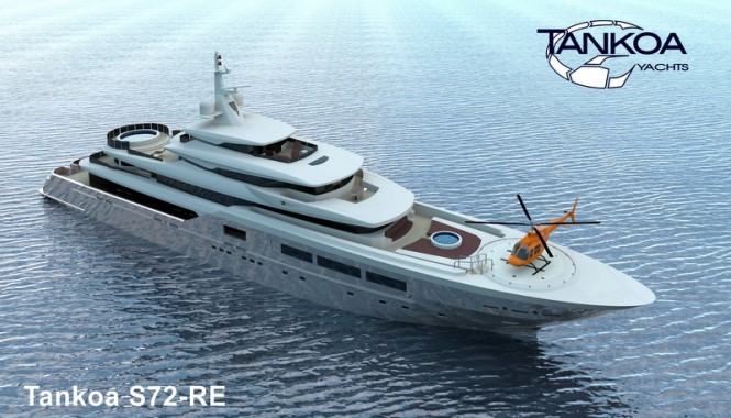 New version of Tankoa mega yacht C102 proposed as World Premiere at MYS