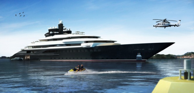 Impressive 110m Oceanco mega yacht RIALTO (DP002) design presented at MYS 2013