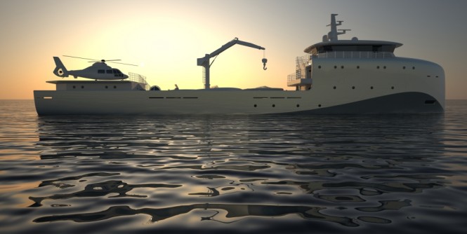 Marimecs and Van Geest Design develop new 62m YSV62 Yacht Support Vessel in partnership with NMC