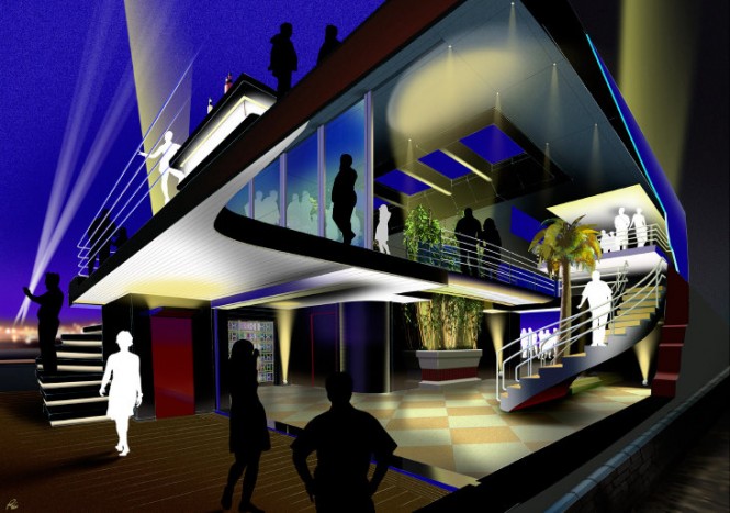 Aboard Ocean Atrium Yacht Concept Aboard Ocean Atrium Yacht Concept