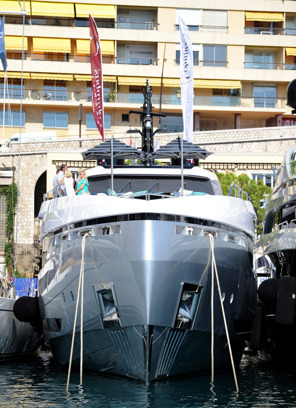 Columbus Sport Hybrid 40M Yacht at the 2013 Monaco Yacht Show Columbus Sport Hybrid 40M Yacht at the 2013 Monaco Yacht Show