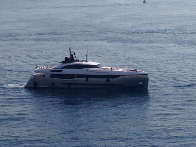 Premiere of Columbus Sport Hybrid 40M Yacht at Monaco Yacht Show 2013