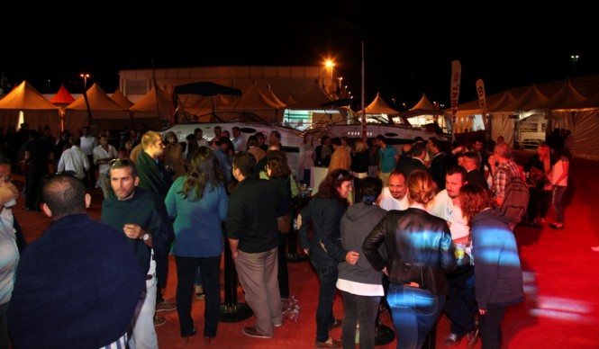 Istanbul Boat Show 2013 by night
