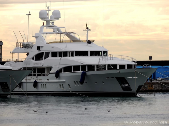 Luxury Motor Yacht HARMONY III at Benetti Shipyard in Livorno