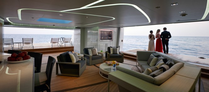 Mega Yacht Galactica Star by Heesen Yachts - Photo by David Churchill Mega Yacht Galactica Star by Heesen Yachts - Photo by David Churchill