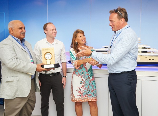 Luxury superyacht NIRVANA awarded Robb Report’s 2013 “Best of the Best” Award