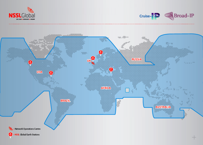 NSSLGlobal’s Cruise-IP Coverage Expands to South Atlantic and Indian Ocean regions