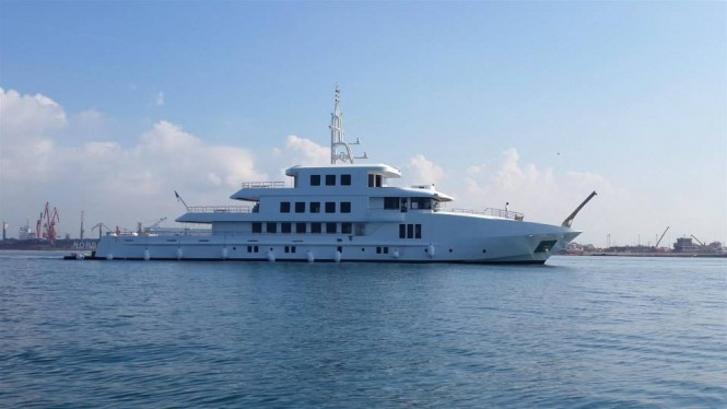 Photos of new 55m motor yacht VOGUE launched by Orucoglu Shipyard