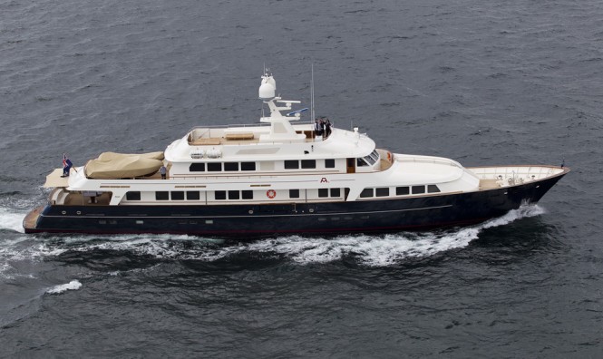 Pendennis-refitted luxury yacht A2 receives 2013 ISS Award