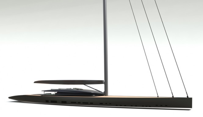 Impressive 101m sailing yacht Design 380 – Dubois’ largest yacht project so far