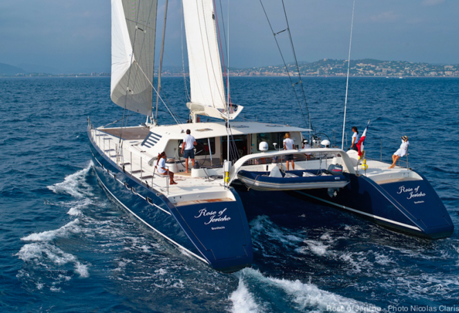 PANAMA YACHT CHARTER and World Tour for luxury sailing catamaran ROSE OF JERICHO