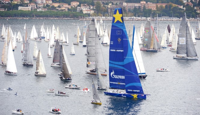 Overall victory for Esimit Europa 2 Yacht at Barcolana Regatta 2013