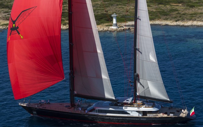 First Perini Navi 60m series mega yacht SEAHAWK delivered