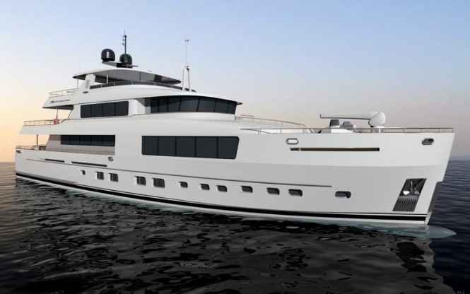 Motor yacht Fifth Ocean 36 concept by Fifth Ocean Yachts and Ginton NA