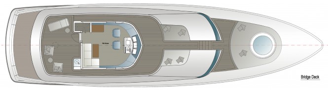 24m Yacht Fisherman Concept - GA - Bridge Deck 24m Yacht Fisherman Concept - GA - Bridge Deck