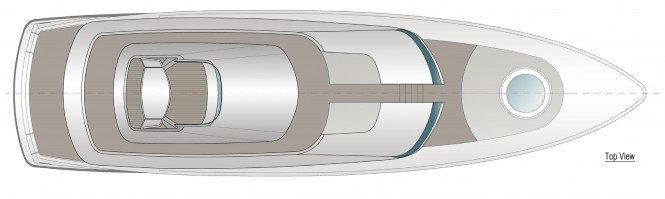 24m Yacht Fisherman Concept - GA - top view 24m Yacht Fisherman Concept - GA - top view