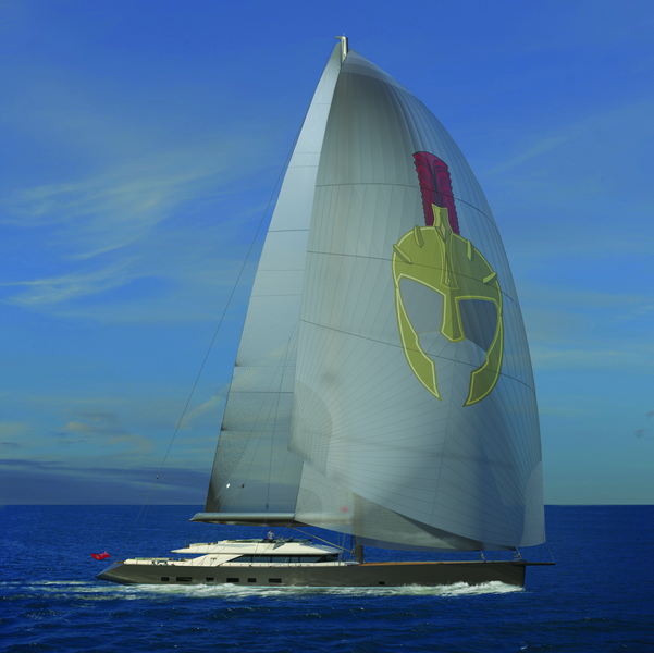 First images of 50m sailing yacht TROY unveiled by Esenyacht