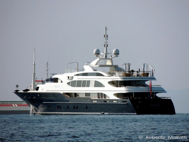 Photos and Video of 60m Benetti Mega Yacht SWAN (ex Lyana)