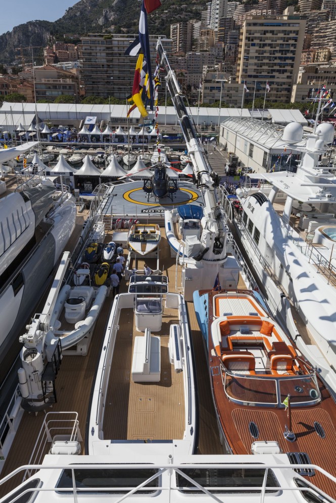 Aboard Fast Yacht Support vessel GARÇON