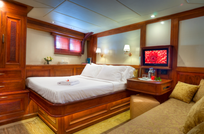 Accommodation aboard Mutiara Laut