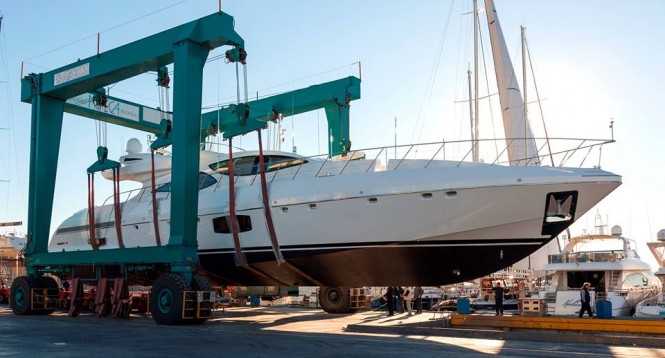 Overmarine Group launch first motor yacht Mangusta 110