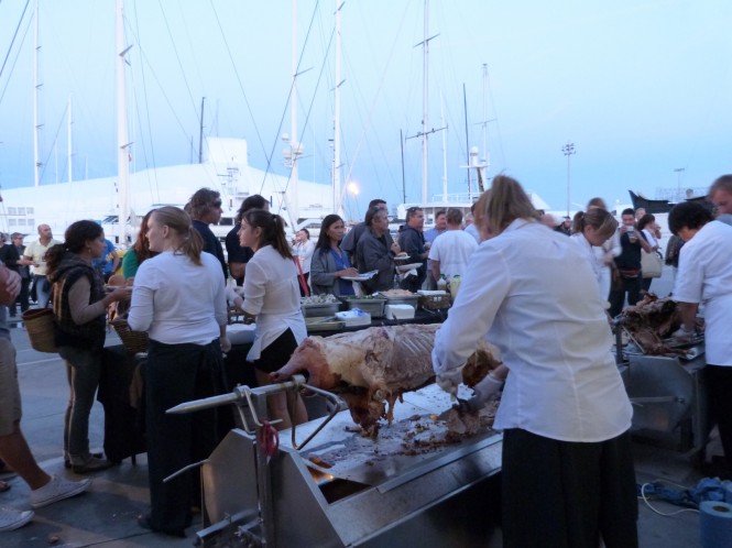 Charity barbecue organized by STP shipyard