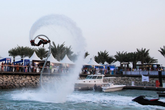 Flyboard Superyacht Toy on display at Qatar International Boat Show 2013