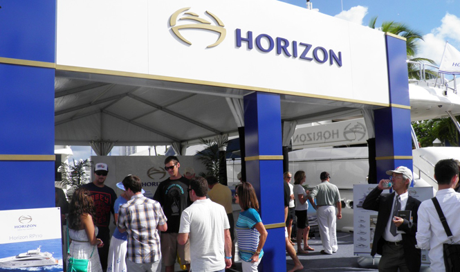 A very successful Ft. Lauderdale Boat Show 2013 for Horizon Yachts