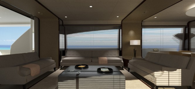 Motor yacht 95RPH - Saloon Motor yacht 95RPH - Saloon