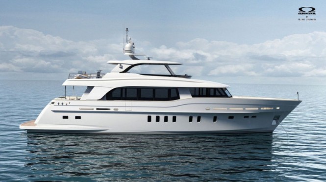 New renderings of Mulder 94 Voyager motor yacht FIREFLY