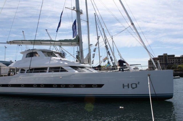Launch of Open Ocean 750 sailing yacht HQ2 by Two Oceans Marine