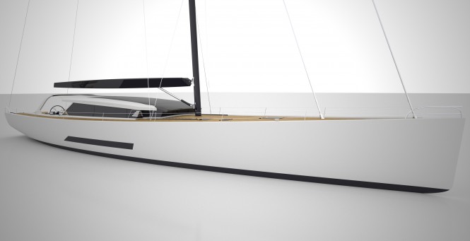Sailing yacht MV100 concept by Fifth Ocean Yachts and Studio Starkel
