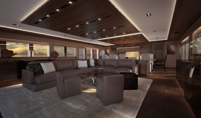 Superyacht Soraya 46 - Saloon Superyacht Soraya 46 - Saloon